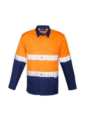 Syzmik Unisex Hi Vis Spliced Rugged Shirt - Hoop Taped ZW129