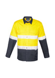 Syzmik Unisex Hi Vis Spliced Rugged Shirt - Hoop Taped ZW129
