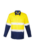 Syzmik Unisex Hi Vis Spliced Rugged Shirt - Hoop Taped ZW129