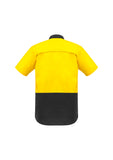 Syzmik Mens Rugged Cooling Hi Vis Spliced S/S Shirt ZW815
