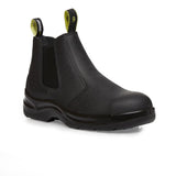 Munka Bull Slip On Elastic Sided Safety Boot (Black Rambler) MFW18111